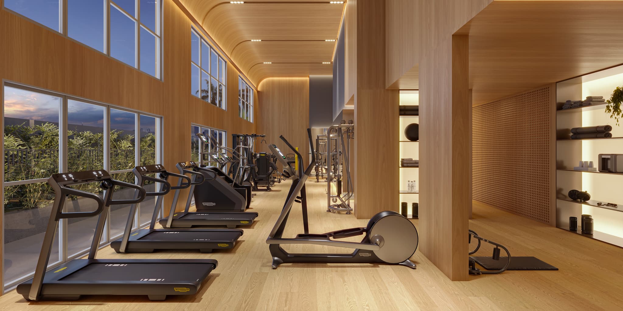 Fitness equipado