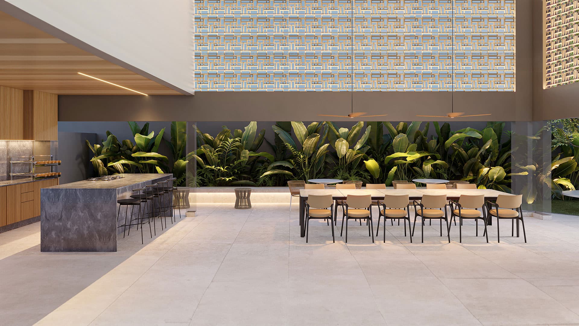 Terraço gourmet
